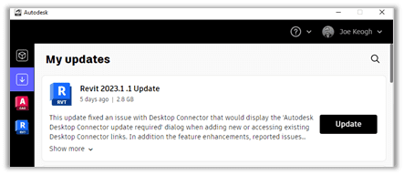 Product Updates in the Autodesk Desktop App